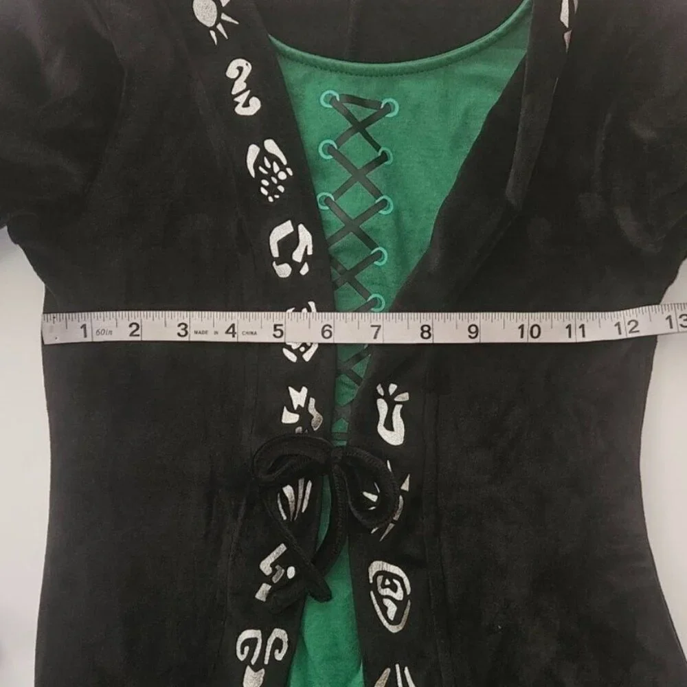 Disney Hocus Pocus Winifred Sanderson Halloween Costume Dress Girls Medium 7/8